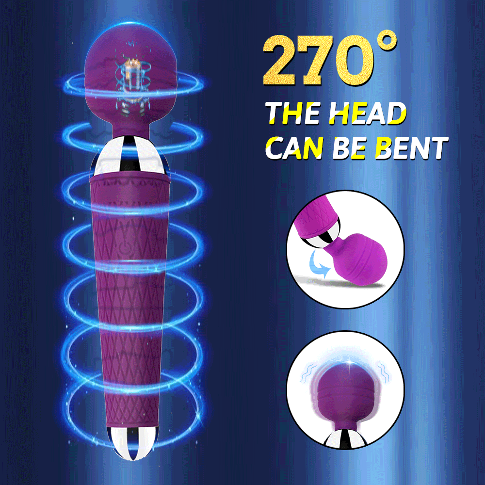 20 Vibration modes and 8 Speeds of body massager, Handheld Deep Tissue muscle massager, Adult Products for Women's Masturbation