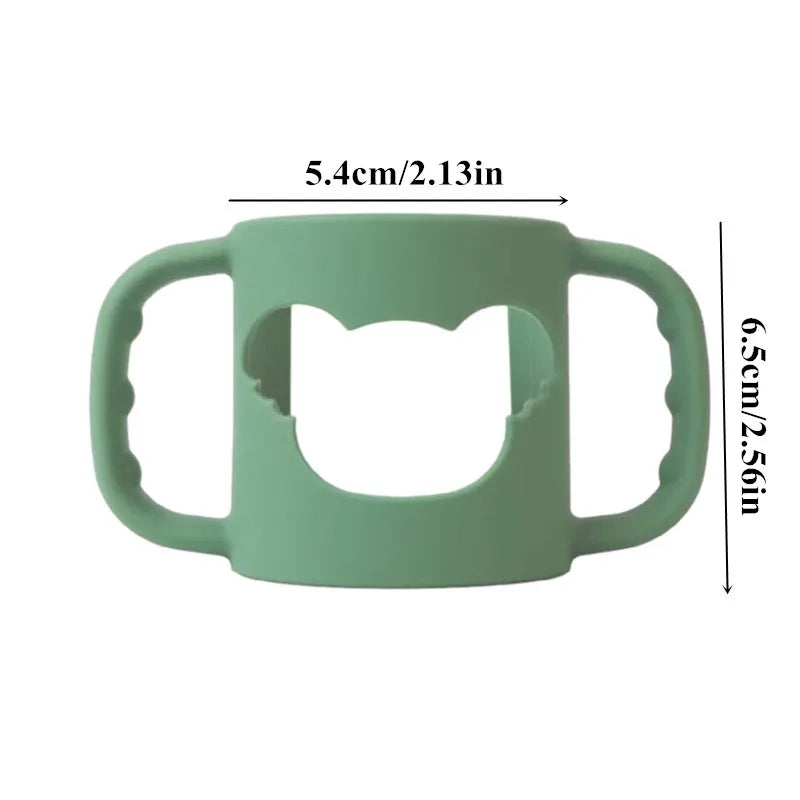 Classic Feeding Bottle Handles Soft Compatible Silicone Baby Nursing Bottles Handles Easy to Carry Handles for Hegen Bottle Size