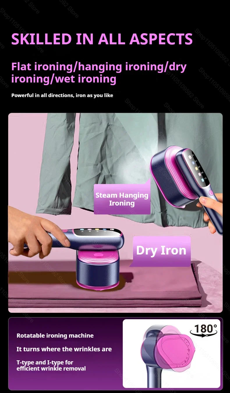 Mini Garment Steamer For Clothing Steam Iron Handheld Portable Home Travelling Voor For Clothes Ironing Wet Dry Ironing Machine