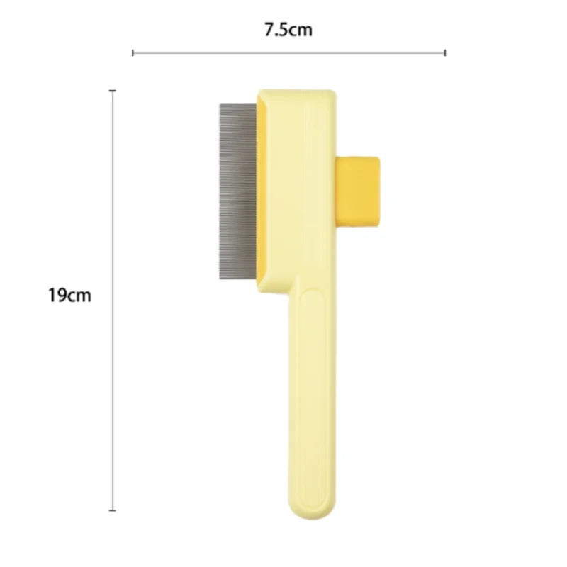 Self-Cleaning One-Button Dog Comb Pet Hair Remover Cat Brush Massage Grooming Combs for Dogs And Pets