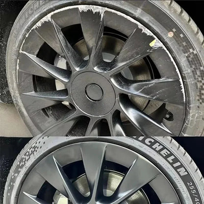 100g Car Wheel Scratch Repair Paste, Tire Wheel Scratch Repair Paint Paste - Aluminum Alloy Wheel Repair