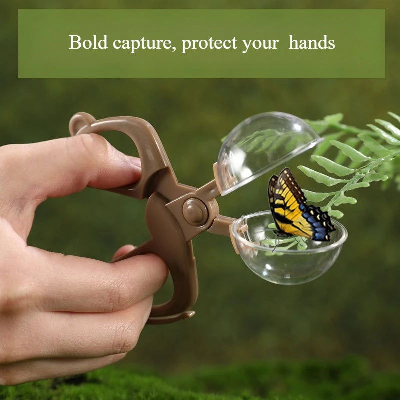 5pcs Set Outdoor Exploration Insects Collector Insect Catching Tools Butterfly Fishing Net Cage Observation Box Insects Boxes