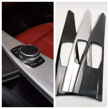 For BMW 3 4 Series F30 F31 F32 F36 3GT 320i Carbon fiber Car Center Console Gear Shift Panel Sticker Cover Interior Decoration