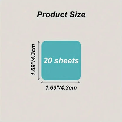 160Sheets,8Colors,Transparent Sticky,Notes Scrapes Stickers,Note Pads Paper,Clear Notepad School Stationery Office Supplies