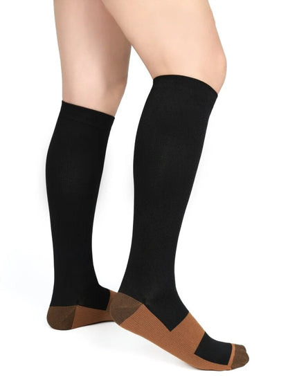 Compression Socks Women Men Anti Fatigue Pain Relief Graduated Unisex Stockings Knee Fit For Golf Rugby Running Hiking Sports