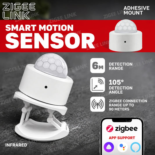 Zigbee PIR Motion Sensor Human Body Infrared Detector Home Security Alarm Movement Detection Sensor Works With Smart Life