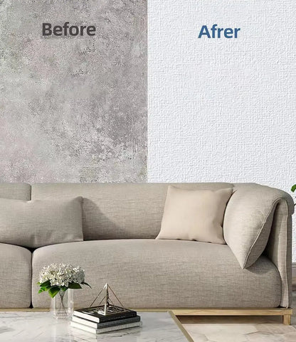 Self-Adhesive 3D Linen Foam Wall Sticker PVC Moisture-proof Wallpaper for Living Room Bedroom Bathroom Dormitory Home Decoration
