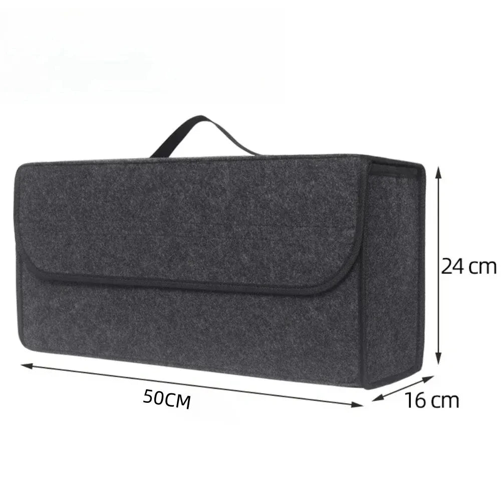 1 Fabric Pack Car Trunk Organizer Foldable ergonomic handle for SUVs/sedans/trucks durable fabric