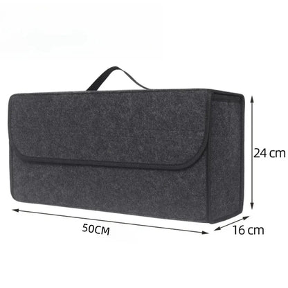 1 Fabric Pack Car Trunk Organizer Foldable ergonomic handle for SUVs/sedans/trucks durable fabric