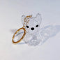 New Clear Puppy Hair Memorial Keepsake Capsule Pet's Dog Fur Container DIY Pendant Keychain Decor Pet Lovers Home Display Gifts