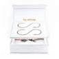 2025 New Permanent Eternal Bracelet Couple Jewelry Do it Yourself Fashion Bracelet Kit Valentine's Gift for Lover.