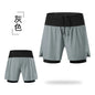 2 in 1 Trail Running Marathon Multifunctional Shorts Quick Dry Long Distance Training Sports Men Summer Lining With Waist bag