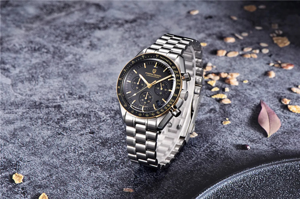 PAGANI DESIGN 2026 New Men's Watches Top Luxury Quartz Watch For Men Auto Date Speed Chronograph AR Sapphire Mirror Wrist Watch