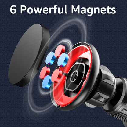 Untoom Universal Magnetic Car Phone Holder 360 Rotation Car Air Vent Clip Strong Magnet Mobile Cellphone Stand for iPhone Xiaomi