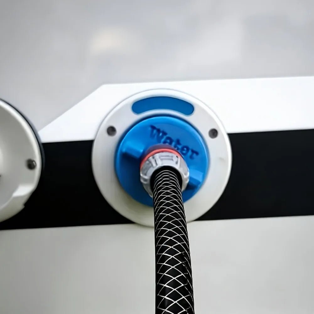 An Adapter for RV Water Tanks, a Water Filling Device Equipped with a Quick Hose Connector And O-Ring Seal,Without Battery