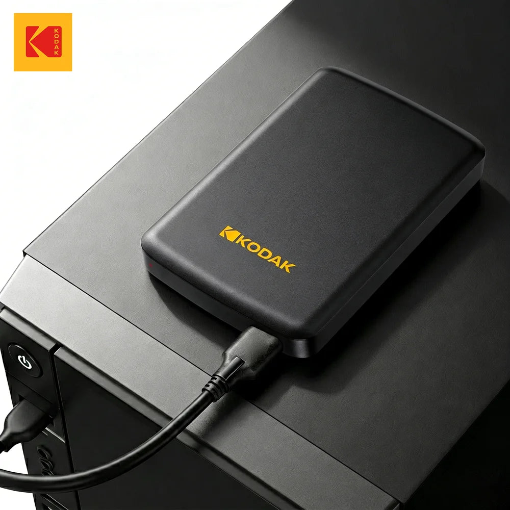 Kodak Portable External Hard Drive HDD P150 5Gbps USB3.0 External Hard Disk 500G 1TB Large-capacity Storage PS4/Xbox/PC