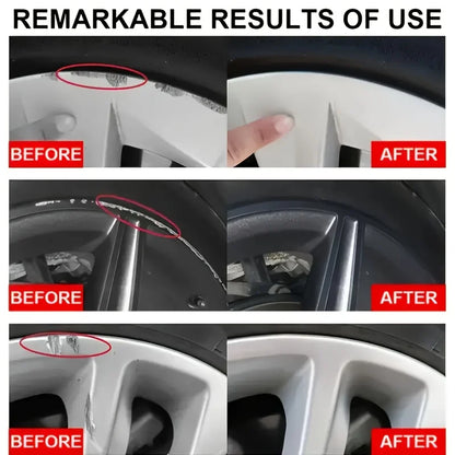Car Wheel Scratch Repair Wax - Nano Repair Technology, Quickly Removes Wheel Scratches, Restores Shine and Beauty, Wheel Maintenance and Polishing Care
