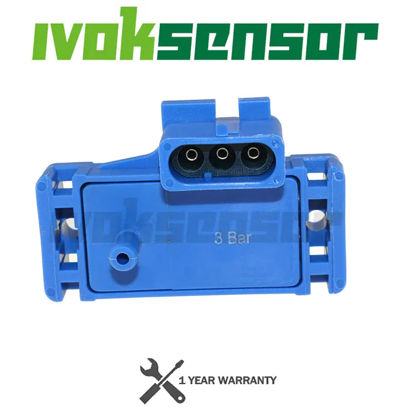 NEW For GM STYLE 3BAR Turbo Boost MAP Sensor For Electromotive Motec Megasquirt With Plug 12223861 16040749 12219935