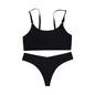 2026 Hot Sale High Quality Latest Design Us Size Stylish Solid Ice Silk Seamless Wireless Bras And Women Underwear Set