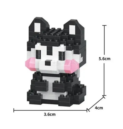 Insect Micro Animals Pet Cats Dog Building Blocks 3D Diamond Model BEE Snail Brick City Construction Toy for Children Kid Gift