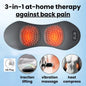 NEW 3-in-1 Back Massager Heat Vibration for Back Pain Relief Herniated Disc Stretch Support Traction Lower Back Massage Pillow