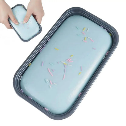 Sticky Box Cake Squishy Toy Slow Rising Squeeze Toy Butter Ice Cream Box Squishy Fidget Toy Anti Stress Release Hand Relax Gift