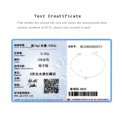ANDYWEN 2020 New 925 Sterling Silver Gold Starry Sky Spakle Star Linked CZ Zircon Chain Bracelet Women Fine Jewelry Luxury