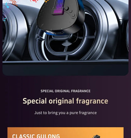 1PC Car Air Conditioner Vent Guitar Aromatherapy Atmosphere Light Perfume Fragrance Decorative Music Pickup Lamp Car Accessories