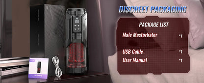 Automatic Male Masturbator 7 Thrusting Rotating Licking Sucking Sex Machines Penis Pump Adult Toys Pocket Pussy Sex Toy for Men