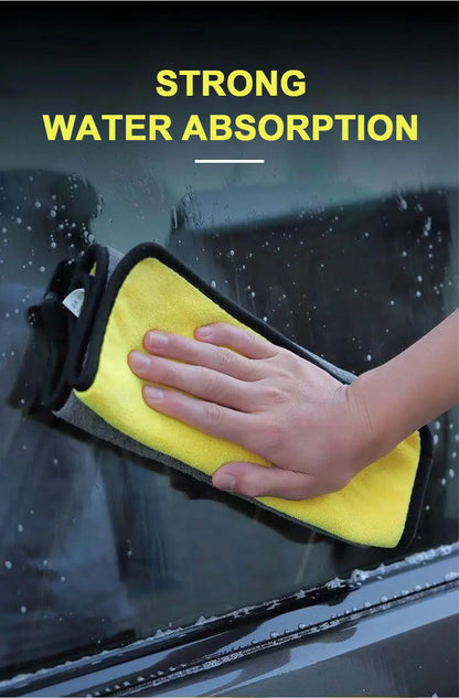 SEAMETAL Large Size Microfiber Towels Car Washing Towel 160x60cm Car Whole Body Cleaning Dry/Wet Dual Use Super Absorbent Rags