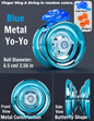 Professional Aluminum Metal Yoyo Ball for Children Beginners - Competitive Yoyoball with Accessories Suitable for Adults And Kid