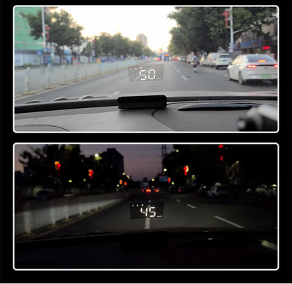 M3 HUD Obd2 Display On-board Computer Car Head-up display Windshield Big Font projection E-OBD and GPS Suitable for All Cars M1