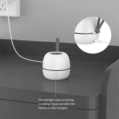 HOMEFISH Portable Pacifier Disinfection Box Travel Rechargeable Pacifier Disinfection Box Cleans Within 180 Seconds
