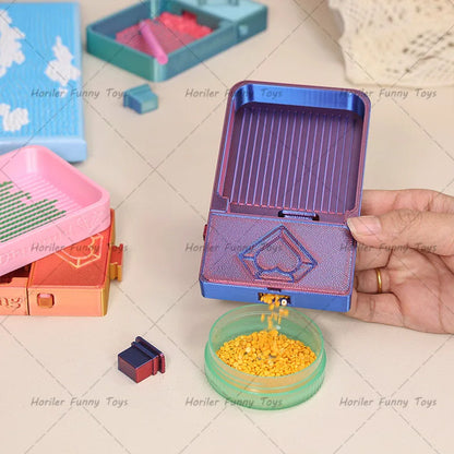Hot DIY Craft Diamond Painting Tray Large Capacity Beading Plates Drill Storage Container  5D Diamond Painting Accessories Tools