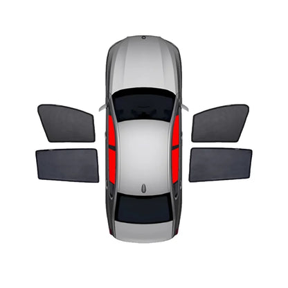 For Leapmotor C10 2024~2026 2025 Car Magnetic Mesh Privacy Sunshade Side Window Sun Shade Mosquito Net Protection Accessories