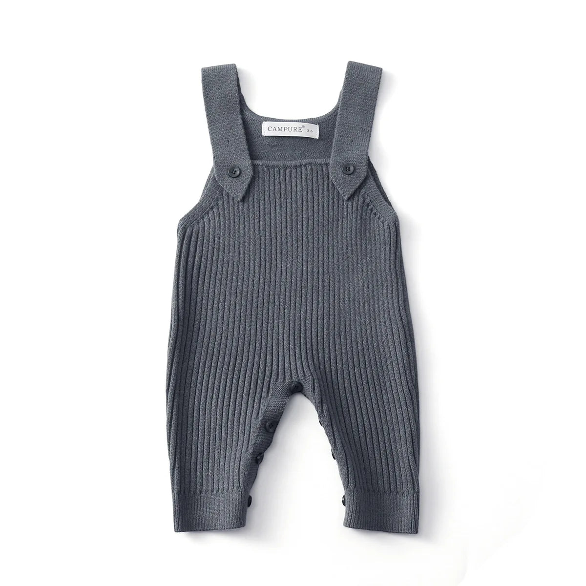 MILANCEL New Spring Baby Overall 3M-6Y Solid Color Infant Girls Knit Rompers 6 Colors Versatile Children Suspenders Jumpsuit