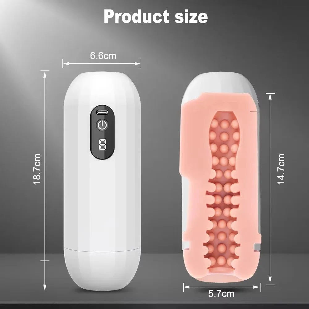 Male Masturbator Cup Blowjob Sex Machines Pocket Pussy Erotic Adult Sex Toys For Men Glans Trainer Sexy Accessories for Men