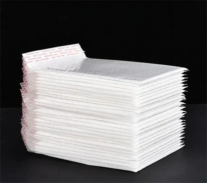 10-50Pcs Bubble Envelopes White Foam Shipping Bags Poly Bubble Mailers Pad Self Seal Packing Bags for Magazine 11cm 15cm 23cm