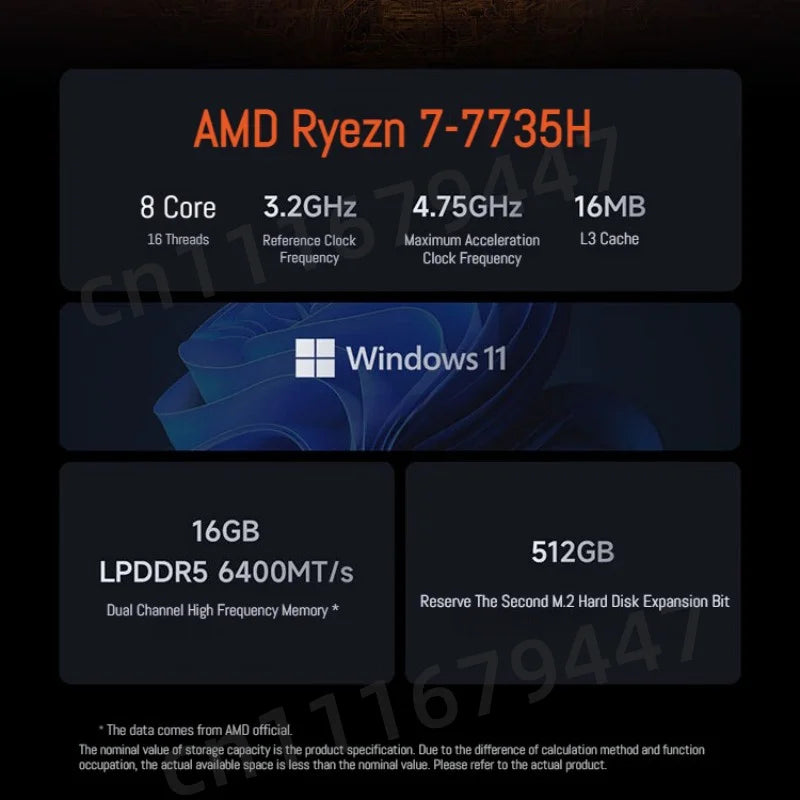 Xiaomi Laptop REDMI Book 14 /REDMI Book 16 R5-7535H/R7-7735H 16G 512G SSD Thin Notebook Game Office Design Laptop