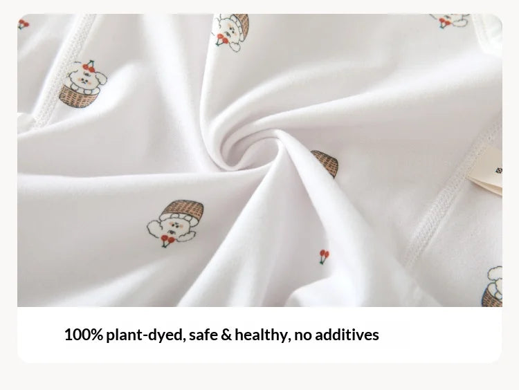 Spring Autumn Pure Cotton Long Sleeve Baby Bodysuit Triangle Crawling Suit Home Comfort Wear Bottom Covering Infant Garment