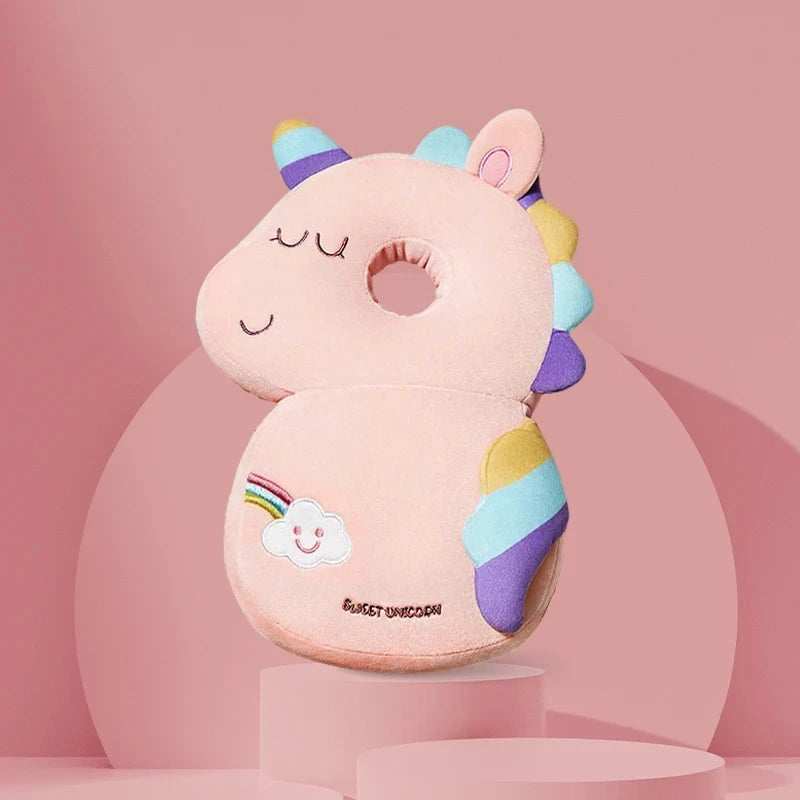 AIBEDILA Toddler Baby Head Protector Newborn Headrest Security Pillows Backpack Cartoon Kids Safe Learn to Walk Support Cushion