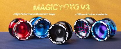 MAGICYOYO V3 Yoyo for Kids 8-12 or Above, Responsive Yoyo Professional with Dual Function, Professional Trick Yo yo for Adults w