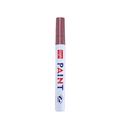 Car Paint Pen Waterproof Car Wheel Tire Oily Painting Mark Pen Auto Rubber Tyre Tread CD Metal Permanent Paint Marker