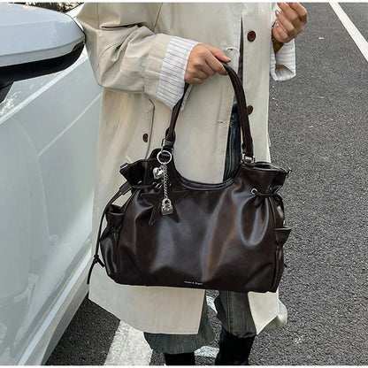 Fashionable Brand Design Tote Bag New Retro Shoulder Bag Casual Large-capacity Crossbody Bags Light Luxury High-end Women's Bags