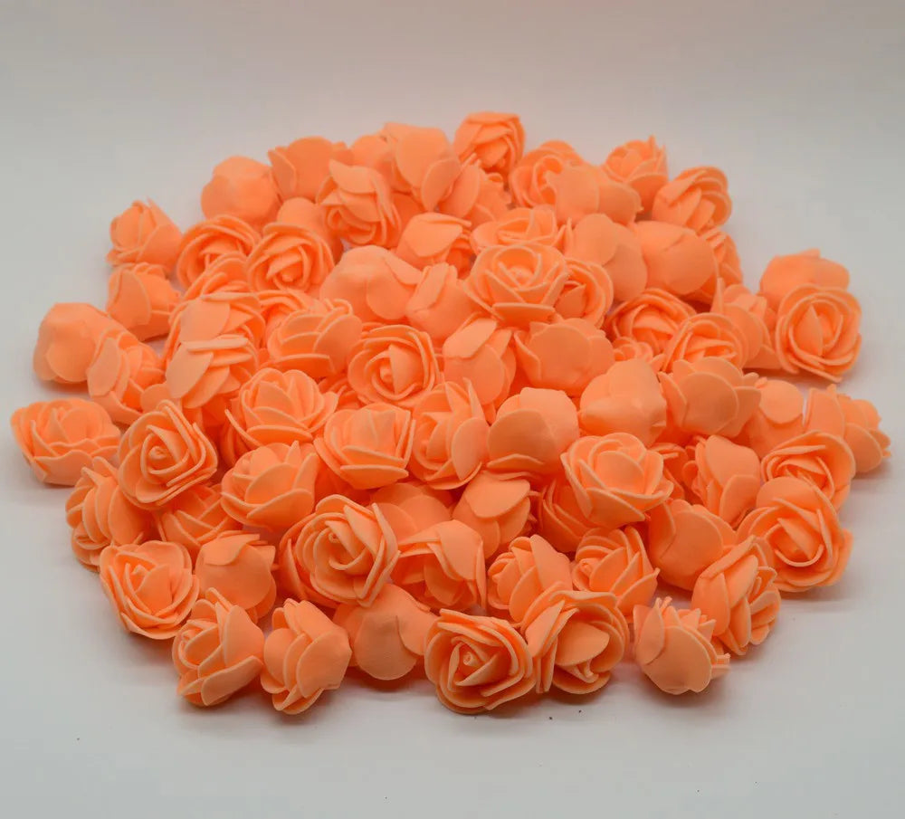 PE foaming Artificial Flowers Home vase table Wedding ornaments DIY gift Scrapbook Bubble Bear Valentine's Day Arch wreath Decor