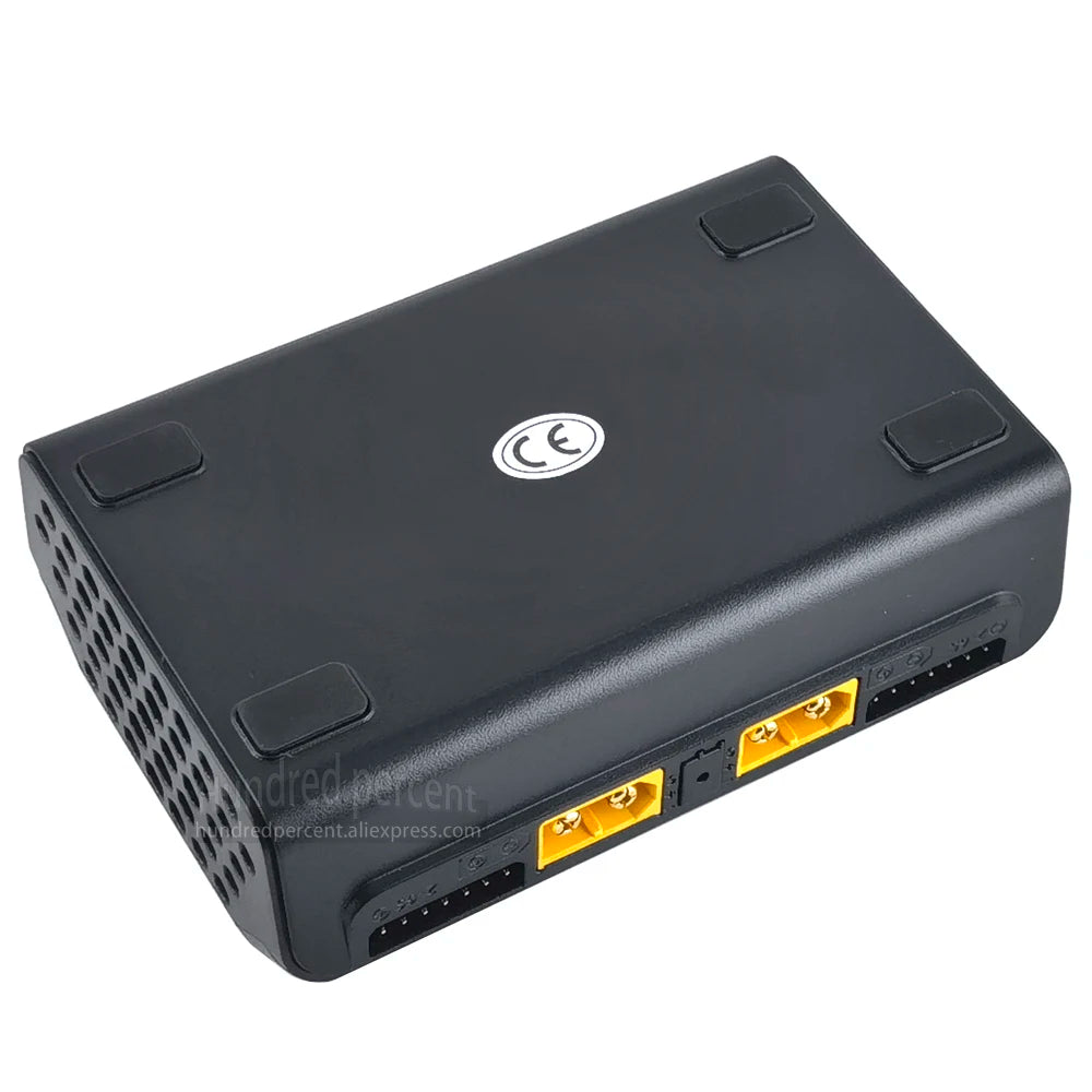 ToolkitRC M6D V3 Charger Black DC 500W Intelligent Dual Channel 1S 2S 3S 4S 5S 6S Toy Model Car Lithium Battery Fast Charging
