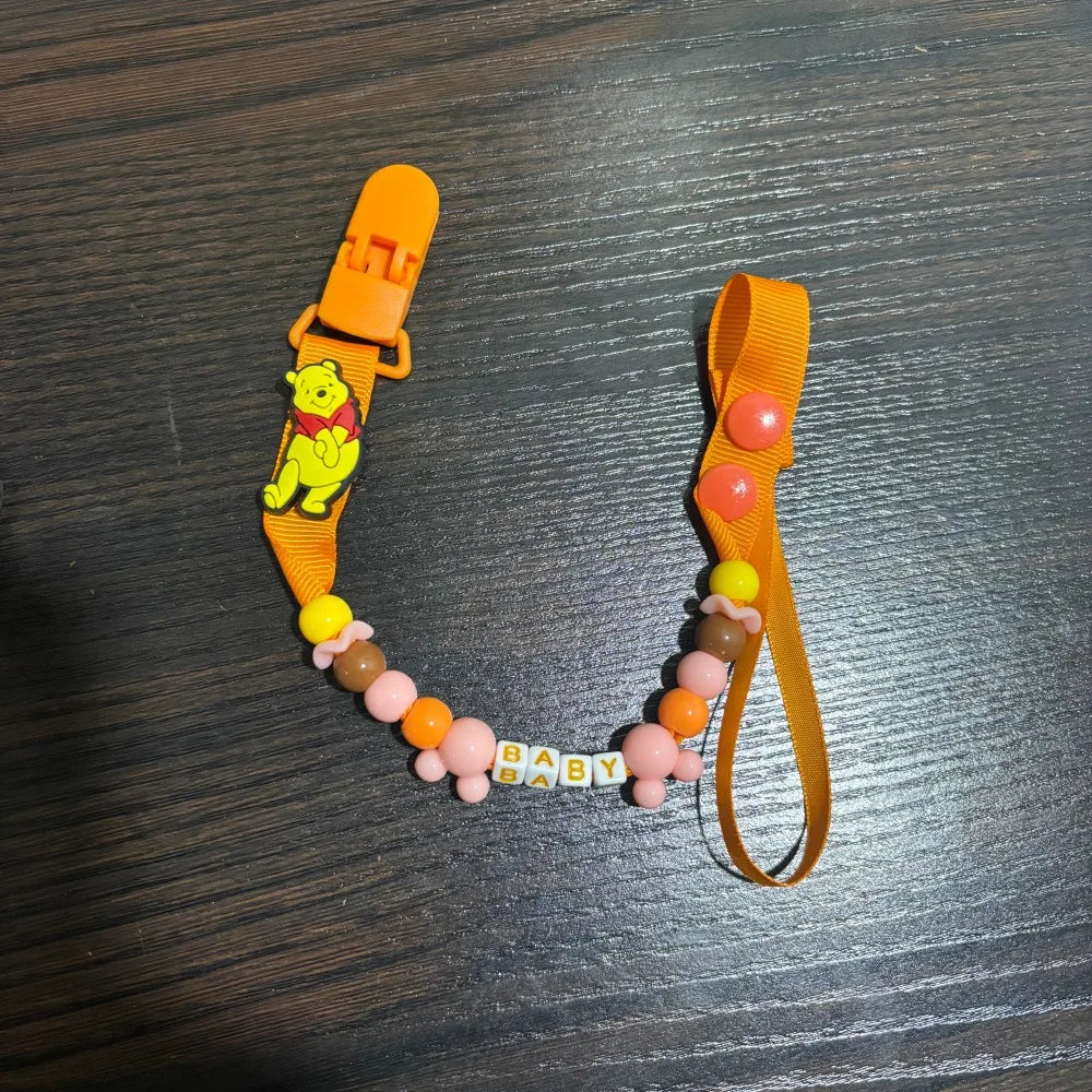 Baby soothing pacifier & cute baby chain clip Infant feeding nipple cartoon-shaped chewable pacifier Infant pacifier Designed