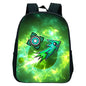 16 Inch Angry Geometry Dash Backpack Boys Girls Bookbag Cartoon Game Kids Kindergarten School Bags Toddler Childcare Backpack