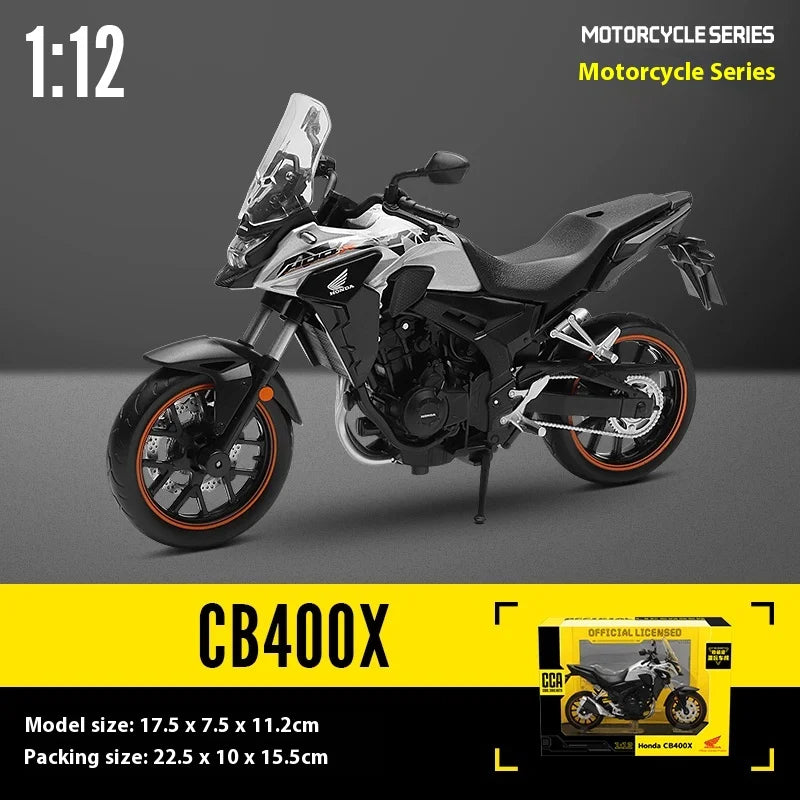 CCA R1250 GS. 1:12 Alloy Die-cast Car Motorcycle Model, Toy Gift Giving, Die-cast Static Motorcycle Model