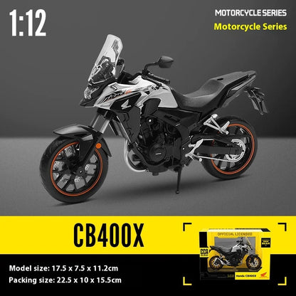 CCA R1250 GS. 1:12 Alloy Die-cast Car Motorcycle Model, Toy Gift Giving, Die-cast Static Motorcycle Model
